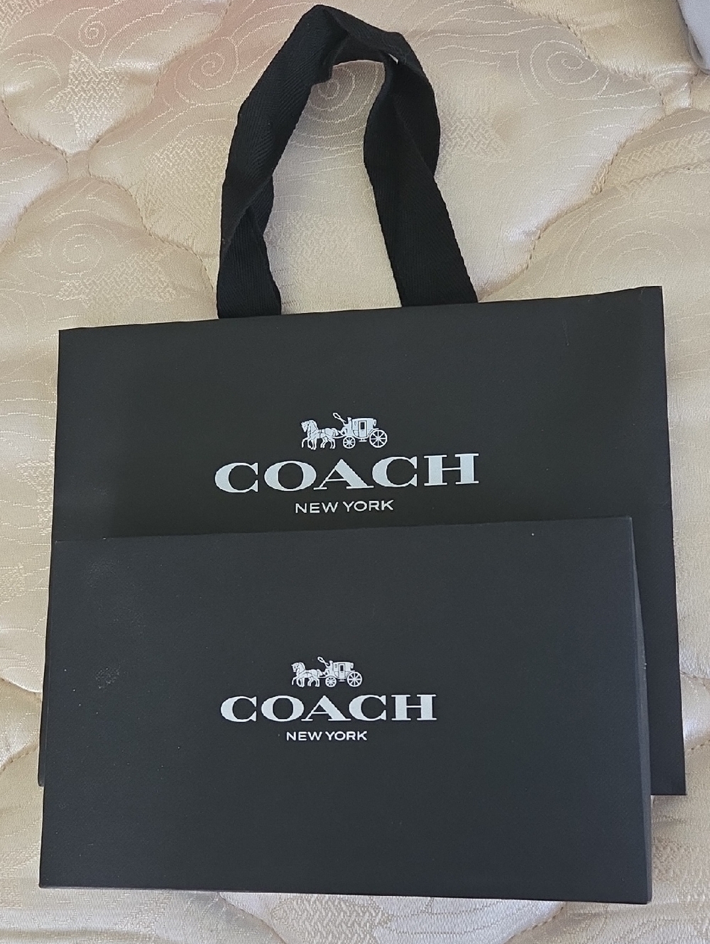 Coach Gift Bag and Box Set
